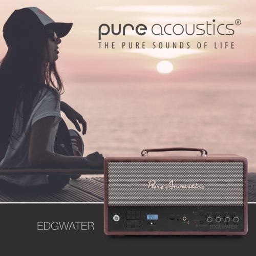 רמקול בלוטוס סטריאו נייד איכותי ועוצמתי PURE ACOUSTICS