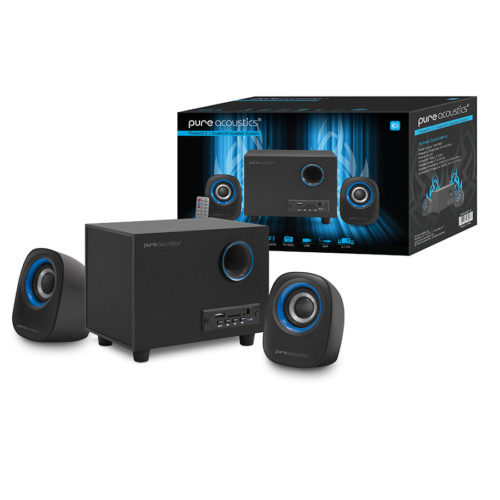 רמקולים למחשב 2.1 בלוטוס עם סאב 3" Pure Acoustics