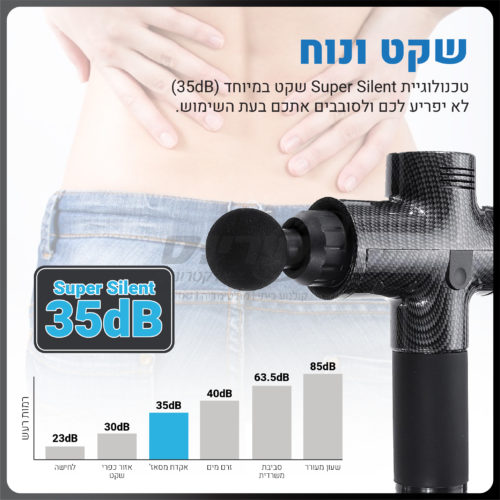 אקדח עיסוי מקצועי Massage Gun PRO