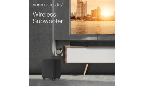 מקרן קול עם סאב וופר אלחוטי דגם SBW-320 מבית PURE ACOUSTICS