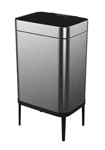 פח אשפה 60 ליטר אלקטרוני PE-601 כסוף פירלס Peerless