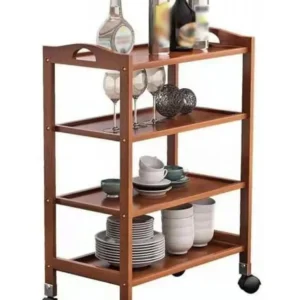 עגלת שירות מעץ DIN2