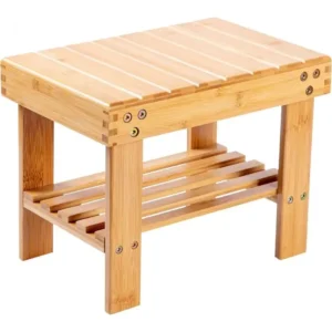 שרפרף עץ למקלחת עמיד במים SRB3