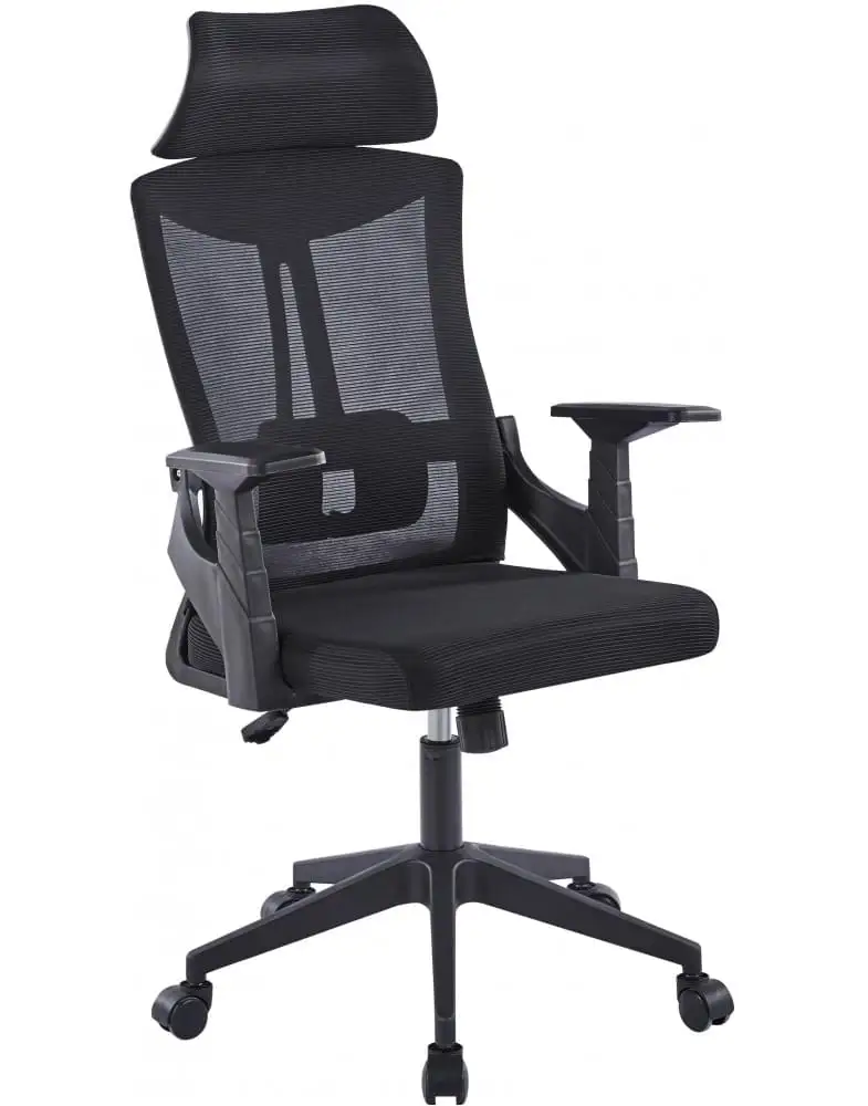 1 כסא משרדי עם משענת ראש Honcho