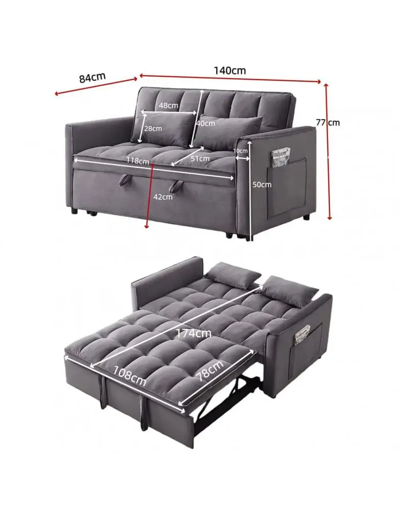 11 ספה נפתחת למיטה Ravenna