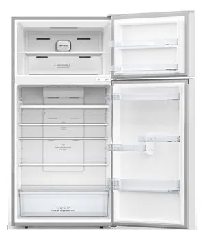 2 מקרר Hisense מקפיא עליון בנפח 381 ליטר נטו RD54W לבן