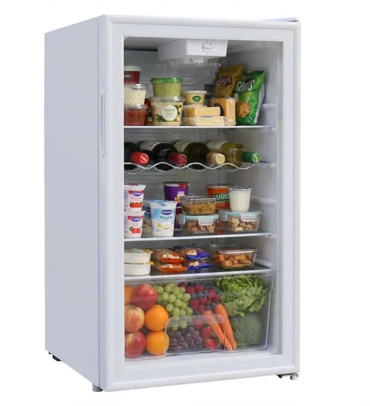 2 מקרר ויטרינה 93 ליטר דלת זכוכית Peerless דגם LC- 92