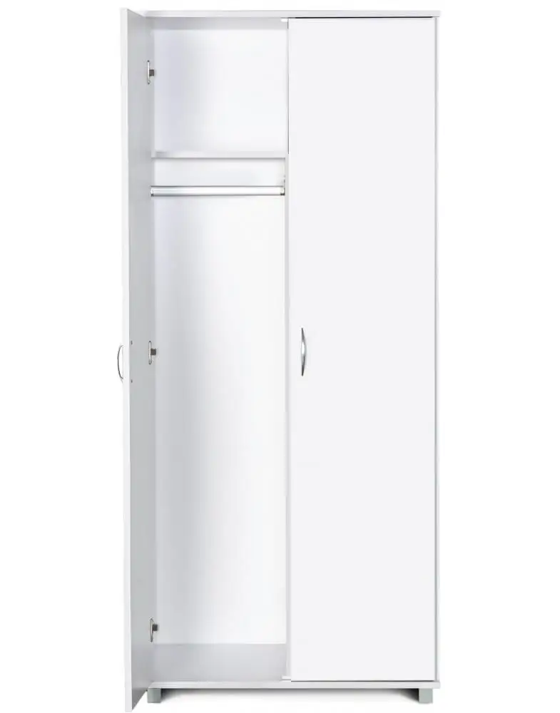 3 ארון בגדים 2 דלתות לבן 704