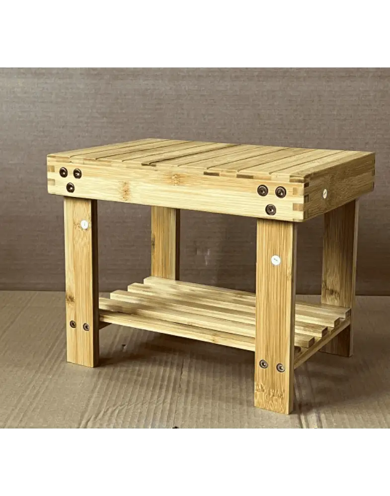 5 שרפרף עץ למקלחת עמיד במים SRB3