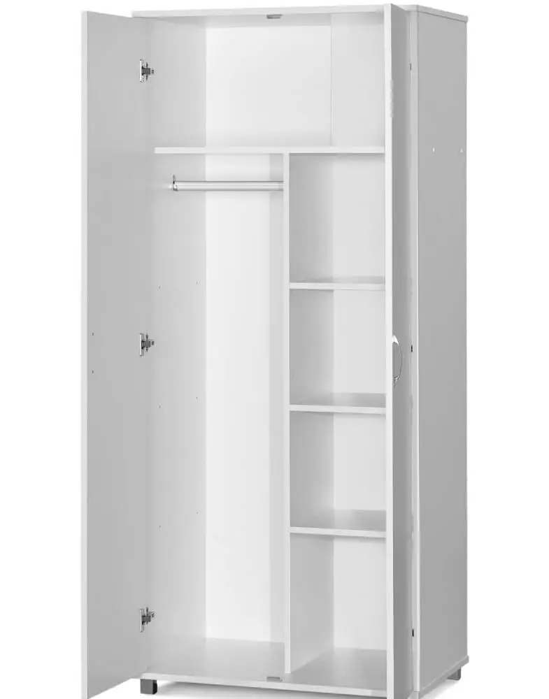 7 ארון בגדים 2 דלתות לבן 704