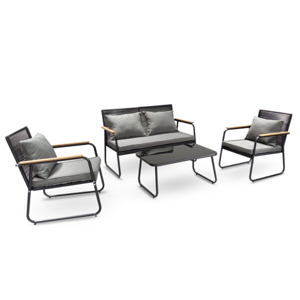 5 מערכת ישיבה יוקרתית לגינה ולמרפסת שילוב של נוחות ואלגנטיות