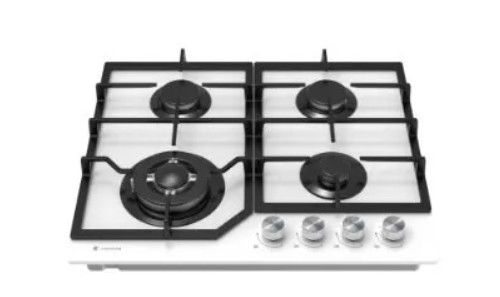 כיריים גז 4 מבערים 60 זכוכית לבנה TADIRAN TADGH60GW